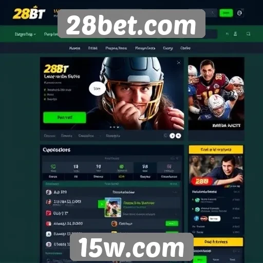 Interface e usabilidade do site 28bet.com